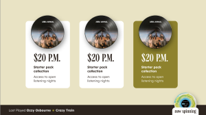 Sound Collection - Layout 3 - digital signage template