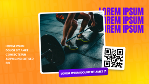Sporty - Layout 3 - digital signage template