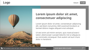 Internal Communication - Layout 20 - digital signage template