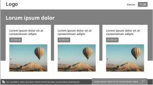Internal Communication - Layout 22 - digital signage template