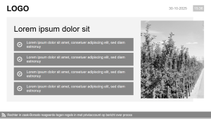 Internal Communication - Layout 26 - digital signage template