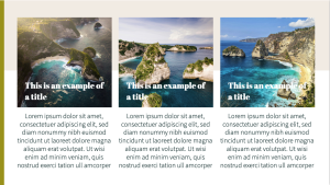 Text, Image and Video - Layout 5 - digital signage template