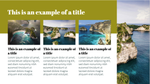 Text, Image and Video - Layout 7 - digital signage template