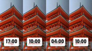 World Clocks - Layout 3 - digital signage template