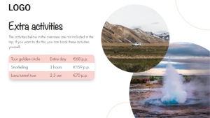 Travel - Events - digital signage template