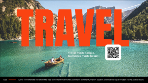 Travel - Layout 6 - digital signage template