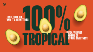 Tropical - Layout 2 - digital signage template