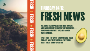 Tropical - Events - digital signage template