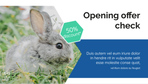 Veterinarian - Promotion - digital signage template