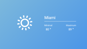 Weather - Layout 5 - digital signage template