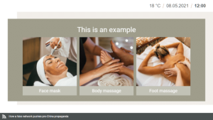 Wellness and Beauty - Layout 1 - digital signage template