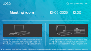 Wireless Meeting - Instructions - digital signage template